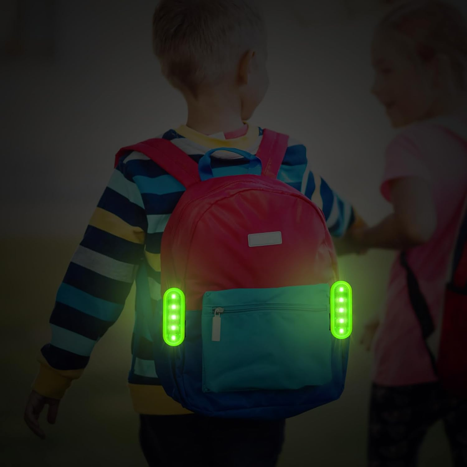 Running Light for Runners, USB Rechargeable Safety Lights for Walking at Night Clip on Torch Waterproof Compact LED Flashlight Work Light Emergency Warning Flashing, for Camping Hiking Dog Walking image number 3