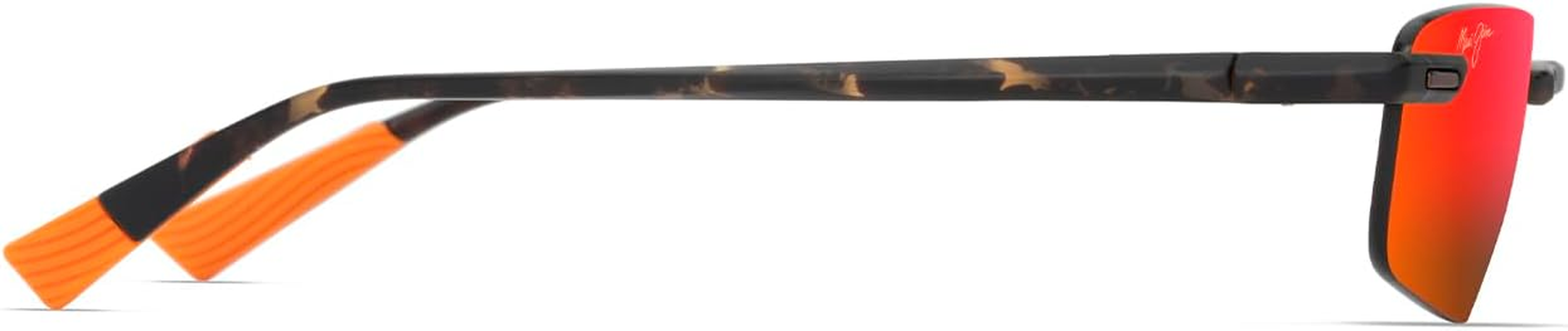 Maui Jim Unisex Ilikou Non-Polarised Sunglasses - Shiny Black/Blue image number 7