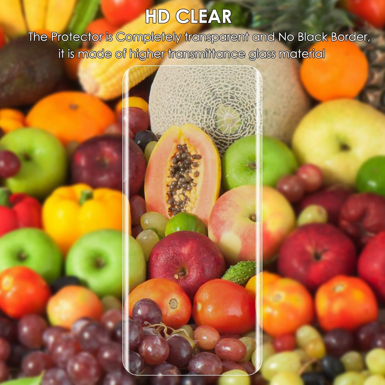 Akcoo Screen Protector for OPPO Reno10 5G,UV Tempered Glass - 3 Pack, Liquid Despersion Tech,Edge to Edge Coverage,Sensitive Touch image number 3