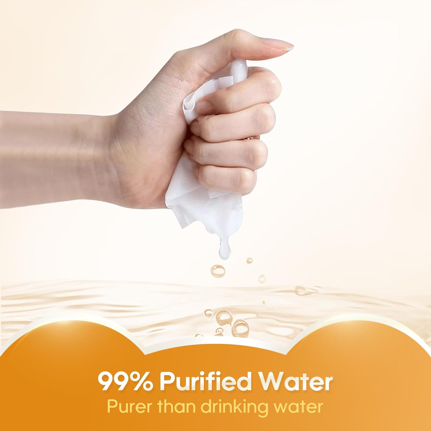 AIWIBI Travel Baby Wipes, Mini Baby Wet Wipes Travel Size, Portable Small Pack Baby Wipes, Unscented, over 99% Purified Water, Papaya Extract, Hypoallergenic, 640 Count (Packs of 80)