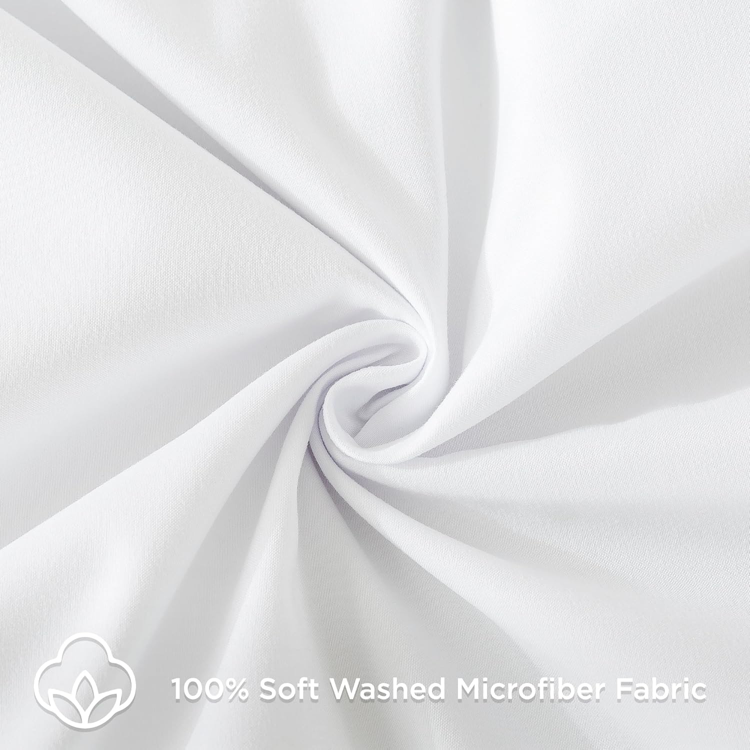 Andency White Ruffle Duvet Cover Full(79X90Inch), 3 Pieces Farmhouse Shabby Chic Ruffled Duvet Cover, Soft Microfiber Duvet Cover Set with Zipper Closure, Corner Ties image number 6