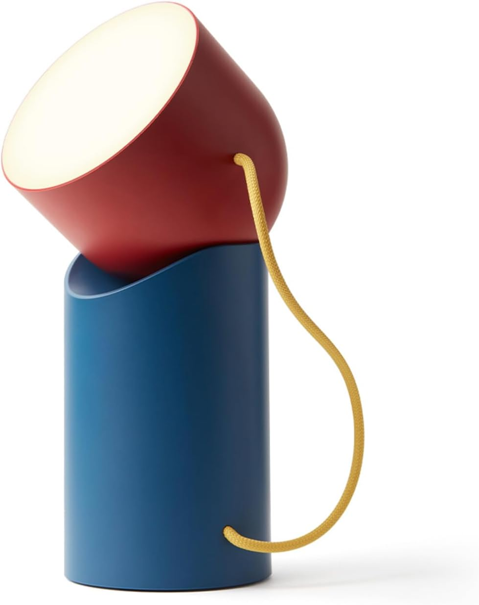 Lexon Orbe Portable LED Lamp with Moving Head, Blue/Red/Yellow image number 3