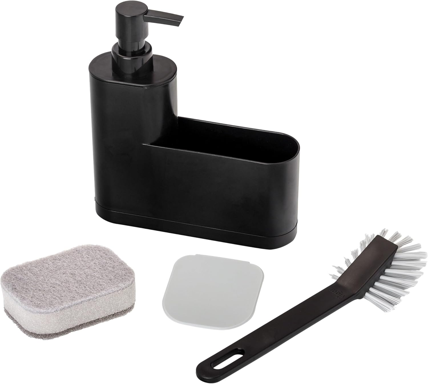 Vigar Rengo Black Monobloc Sink Caddy 4-Pieces Set image number 6