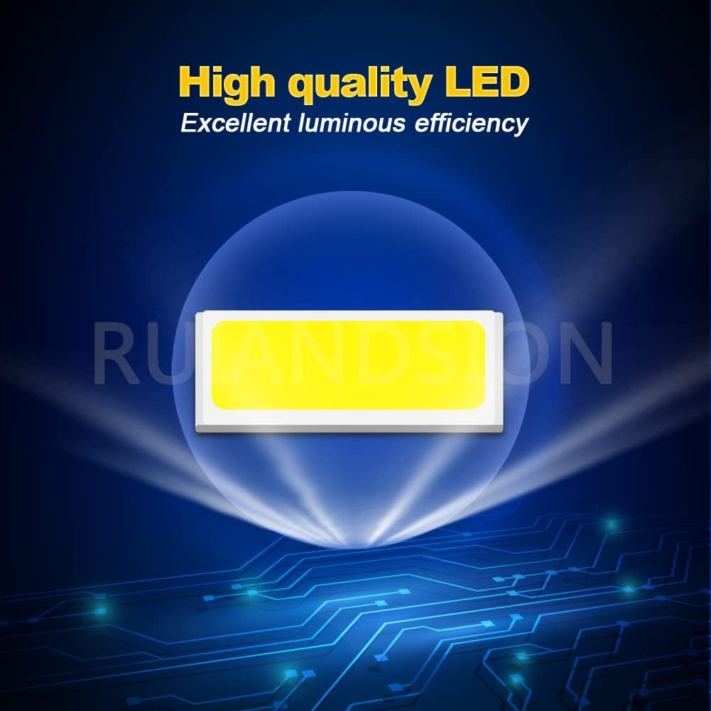 Ruiandsion 2Pcs 1157 LED Bulb 6V BAY15D 2057 2357 7528 White 3014 12SMD LED Chipsets LED Backup Reverse Brake Tail Lights image number 2