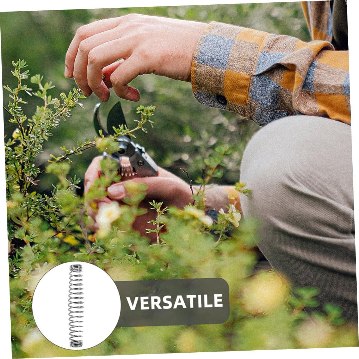 CIMAXIC 50Pcs Garden Shears Pruning Clippers Sharp Blades for Floral Clippers Garden Shears for Trimming Bushes and Trees Featuring Compression Springs for Gardening Tools image number 6