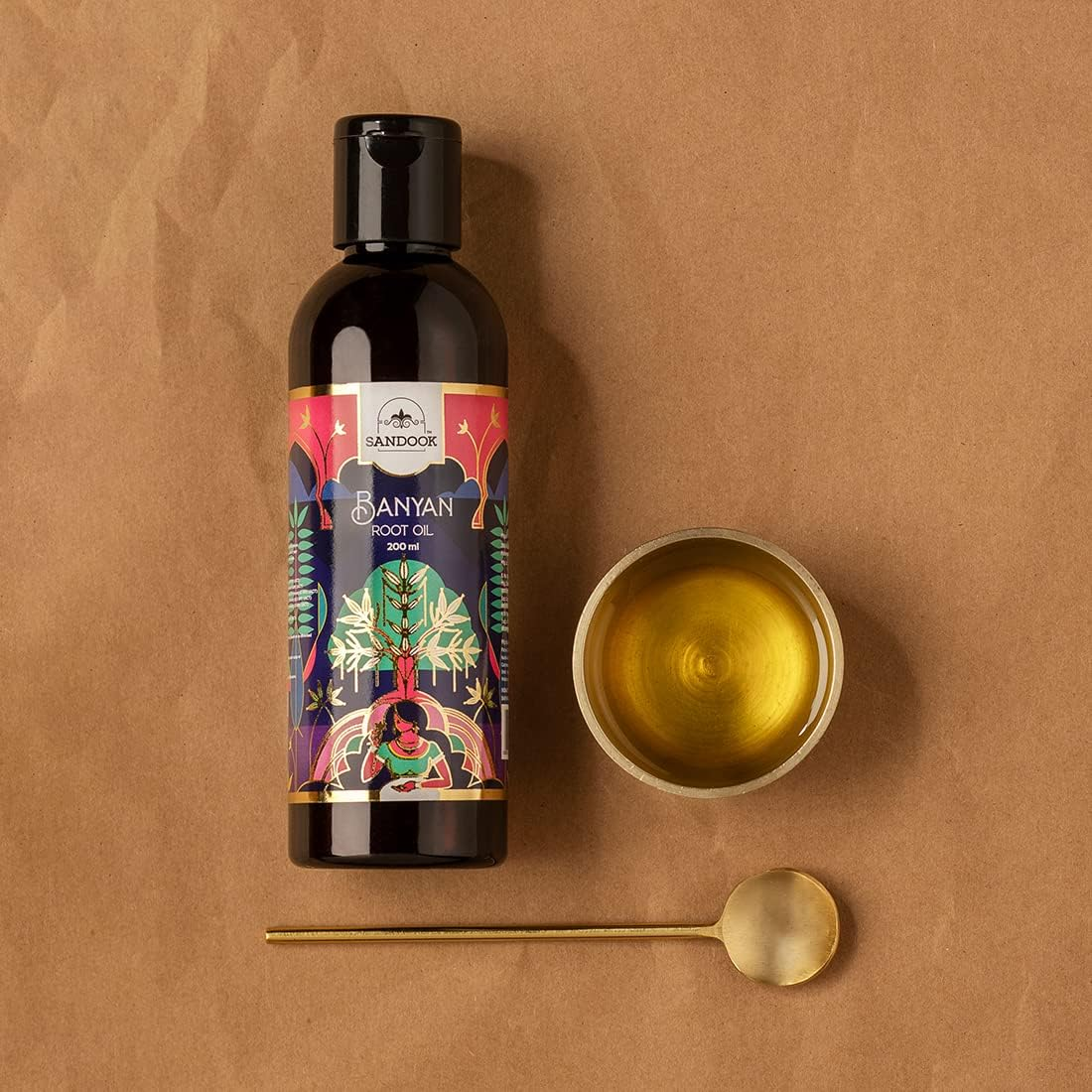 Banyan Root Oil | Reduce Hair Fall | Stimulate Hair Growth | Increase Hair Density | Goodness of Sesame Oil, Jaswandaphool, Jatamansi | (200 Ml) image number 6