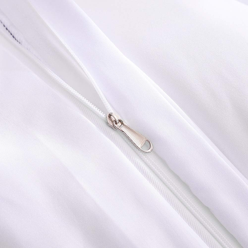 Cartoon Bedding Set Sea Animals Duvet Cover Set Underwater World Quilt Cover with Pillowcases Home Textile for Kids,Color 03,Single(140X210Cm)