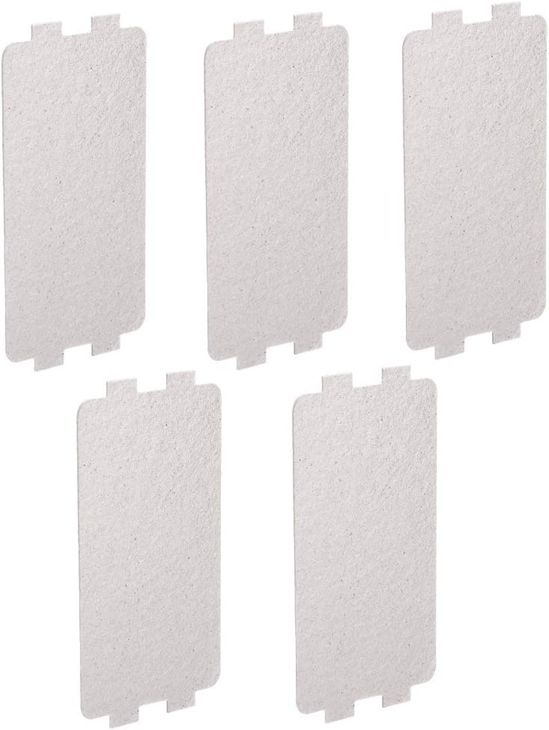 5 PCS Waveguide Cover, Universal Microwave Oven Mica Plate Sheet, Microwave Oven Repairing Replacement Part for Home Kitchen Office Restaurant Microwave Replacement Accessory image number 3