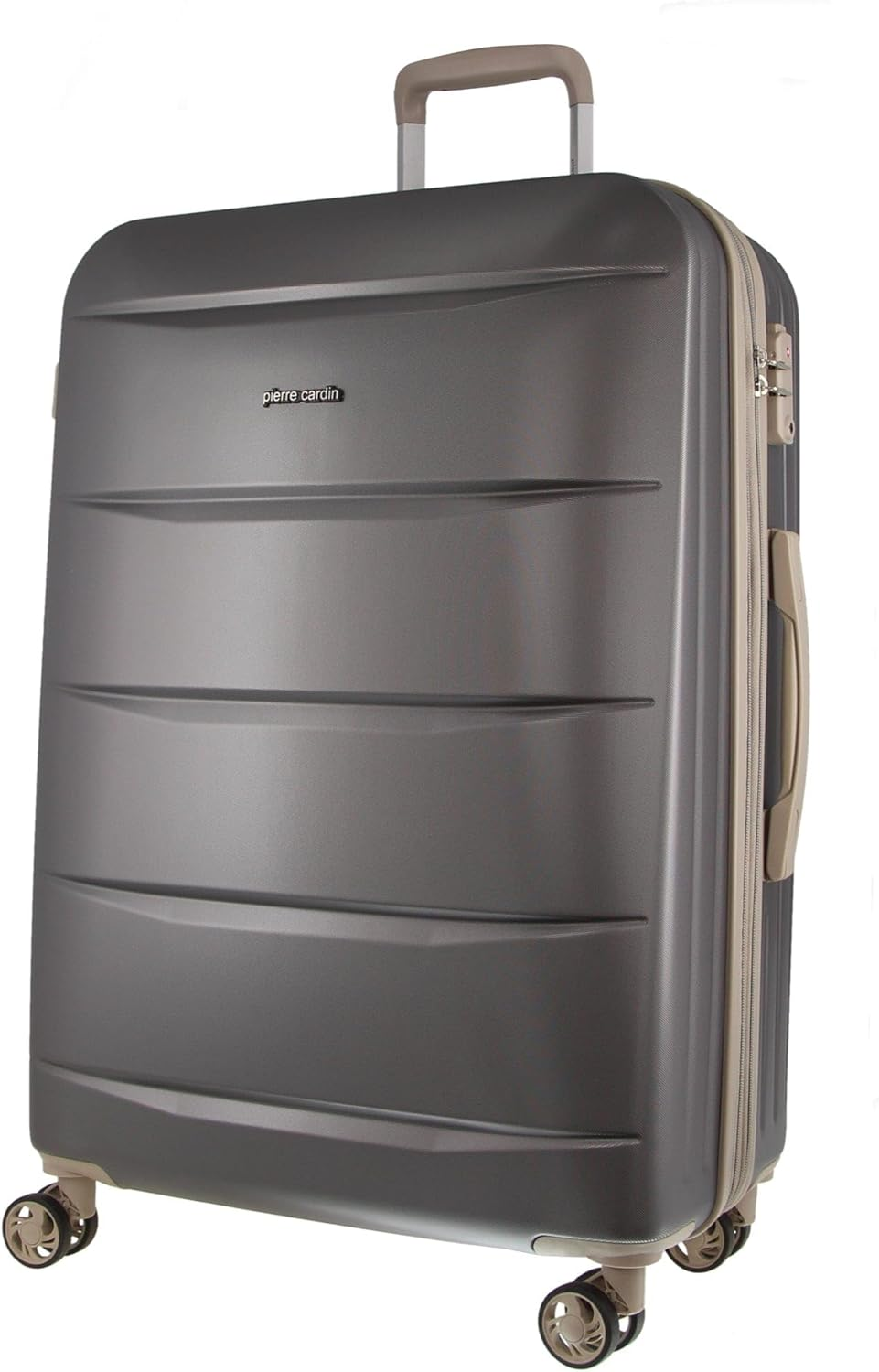 Pierre Cardin 54Cm Cabin Hard-Shell Suitcase in Graphite image number 4