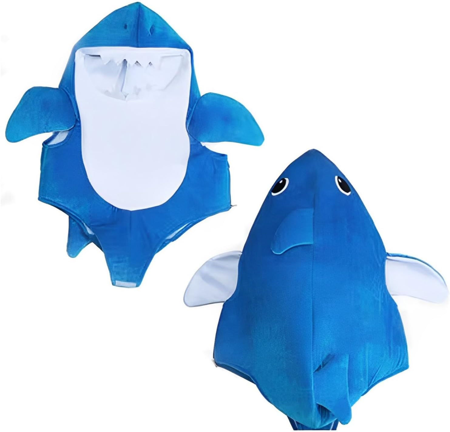 Toddler Halloween Costume Boys Shark Hooded Rompers Little Girls One Piece Jumpsuit for Birthday Gift image number 4