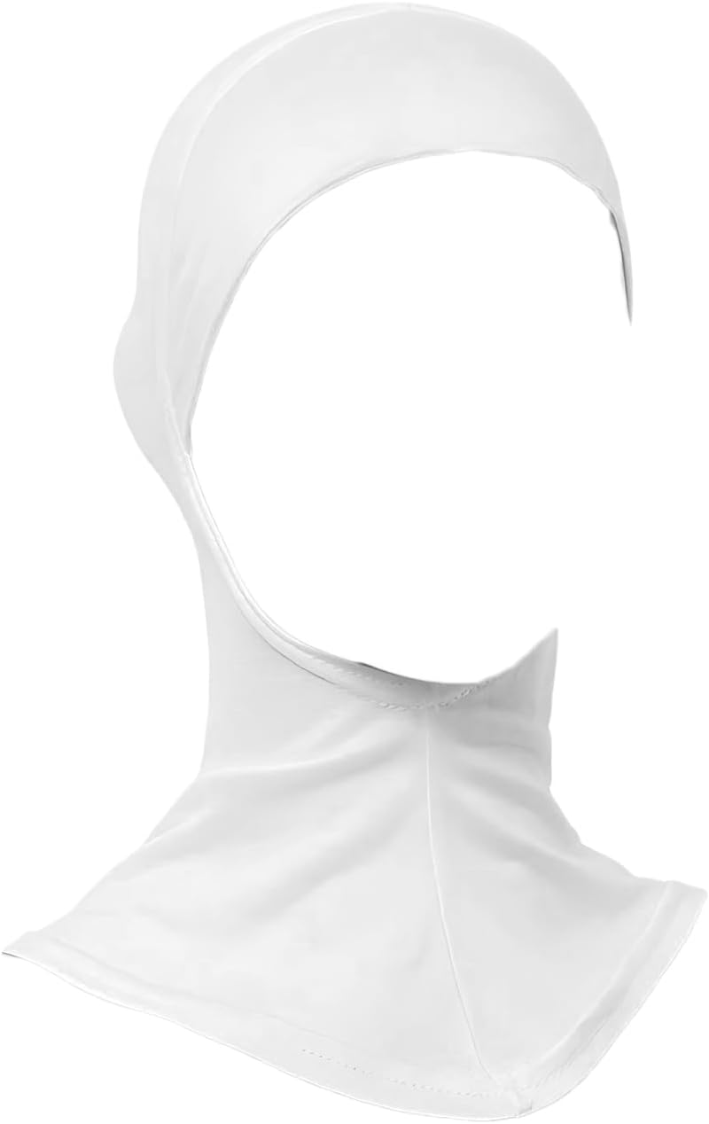 CENZICOM Hijab Cap for Women, 2 Pack, Adjustable Turban with Full Neck Coverage, Stretchy image number 2