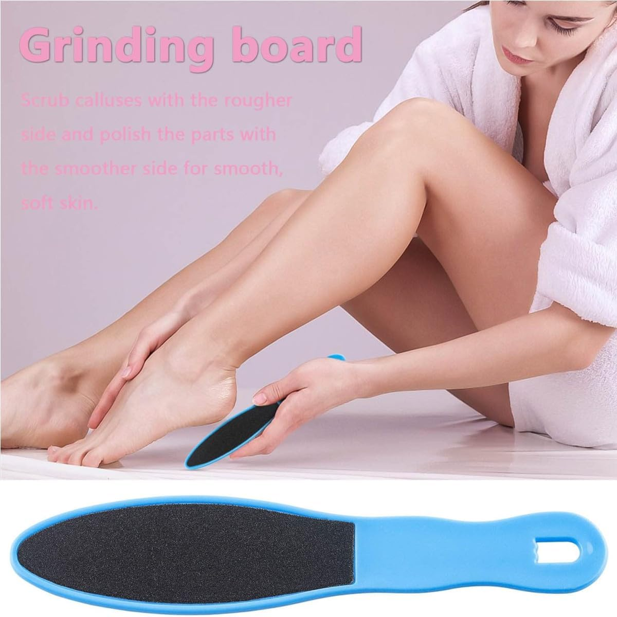 Bessy Shop Double-Sided Corneal File,6 Pcs Foot Files Sided Foot File Foot File for Cornea Removal Foot Rasp Manicure File Callus Hard Skin Remover for Wet and Dry Cracked Feet image number 3