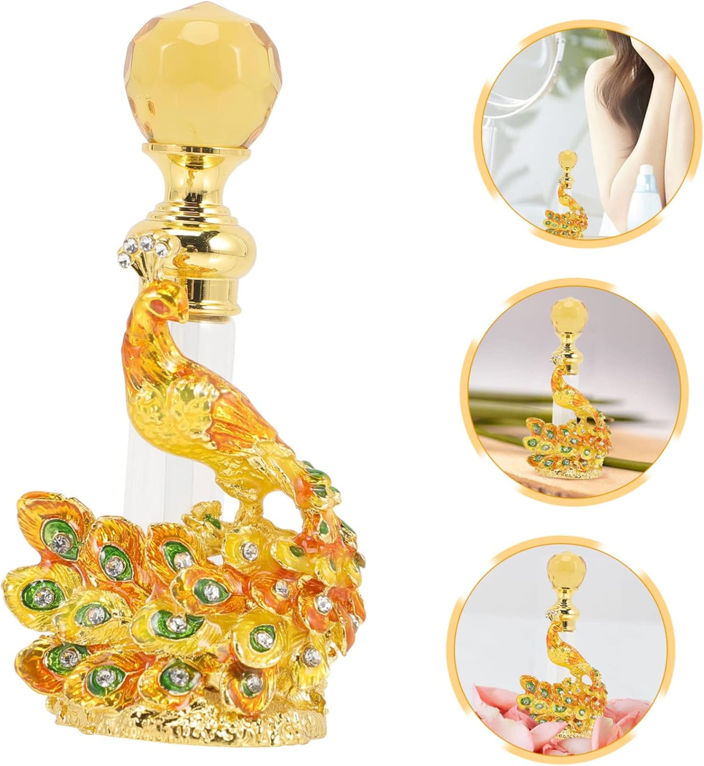 Retro Perfume Bottles Empty Vintage Perfume Bottles Essential Oil Container image number 1