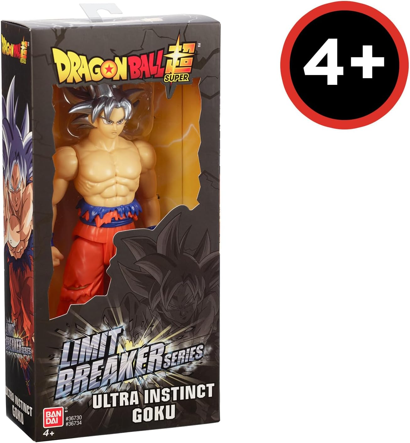 Dragon Ball Limit Breaker Ultra Instinct Goku Action Figure | 30Cm Ultra Instinct Goku Figure | Bandai Dragon Ball Limit Breakers Figures Goku Toy | Dragon Ball Super Anime Gifts and Anime Merch image number 5