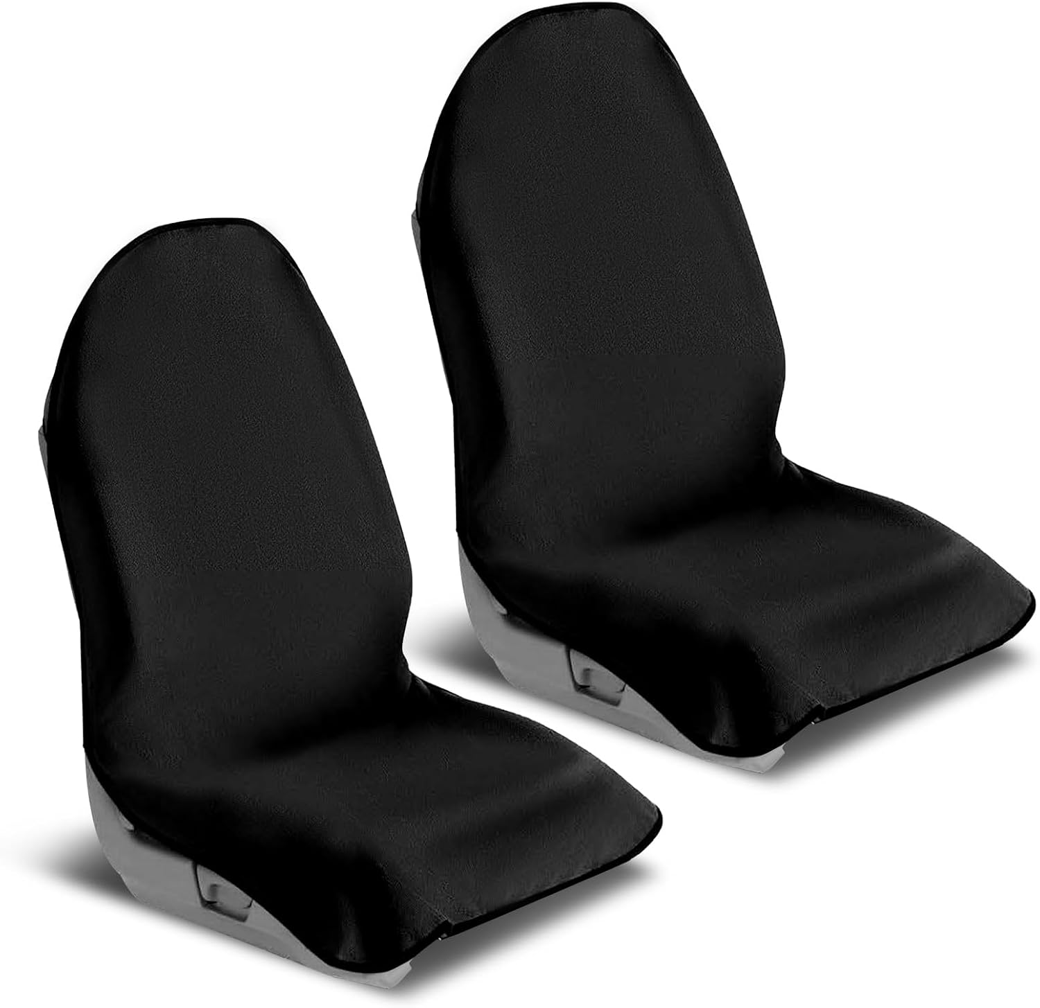 WODHMIEY 2 Pcs Waterproof Sweat Towel Car Seat Cover, 140 X 75Cm, Made from 3 Layers Towel Fabric, Nonslip Backing, Easy Installation, Machine Washable, Suitable for Cars, Suvs and Trucks image number 6