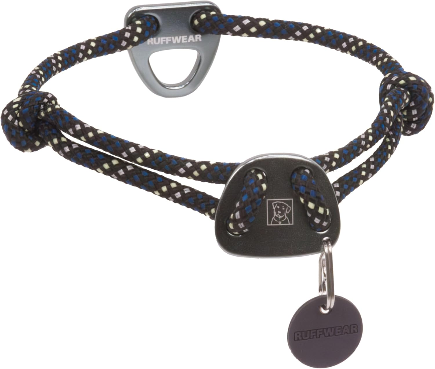Ruffwear, Knot-A-Collar Climbing Rope Dog Collar, Everyday Use, Obsidian Black, 20-26 Inch image number 4