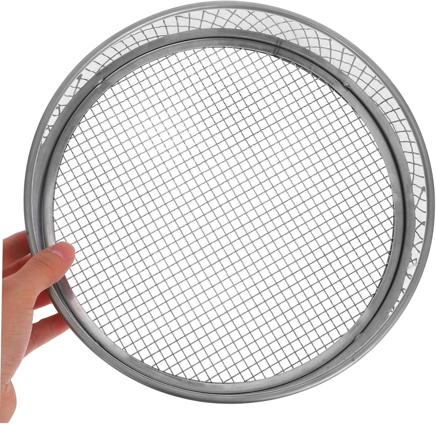 OFFSCH Garden Soil Sifter Sieve Mesh Sifter for Rocks Handheld Soil Sieve Essential Gardening Tool image number 2