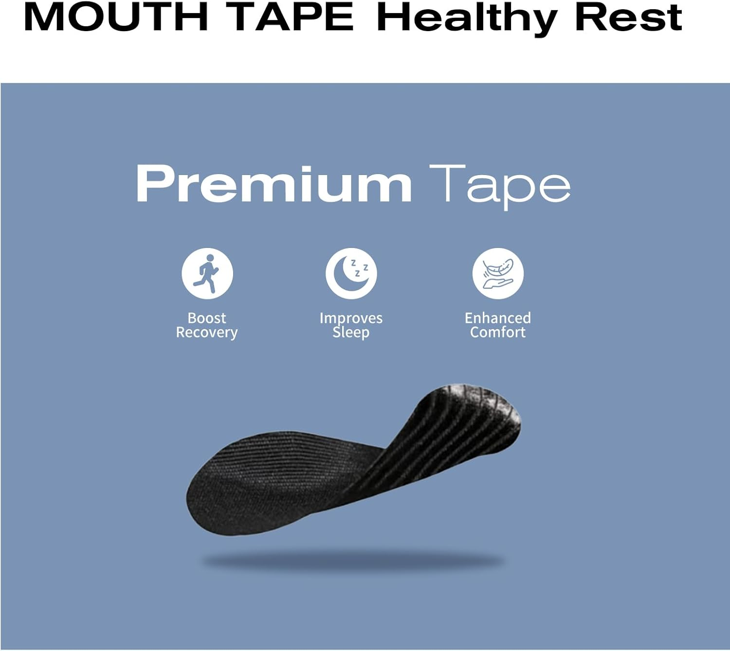 Mouth Tape for Sleeping-40 Pack , anti Snoring Sleep Tape, Extra Strength Nasal Strips, Breathability&Adhesion, Comfortable Adhesive for Sleep and Gentle Skin Tape, Reduce Snoring Solution Sleep Strips image number 1
