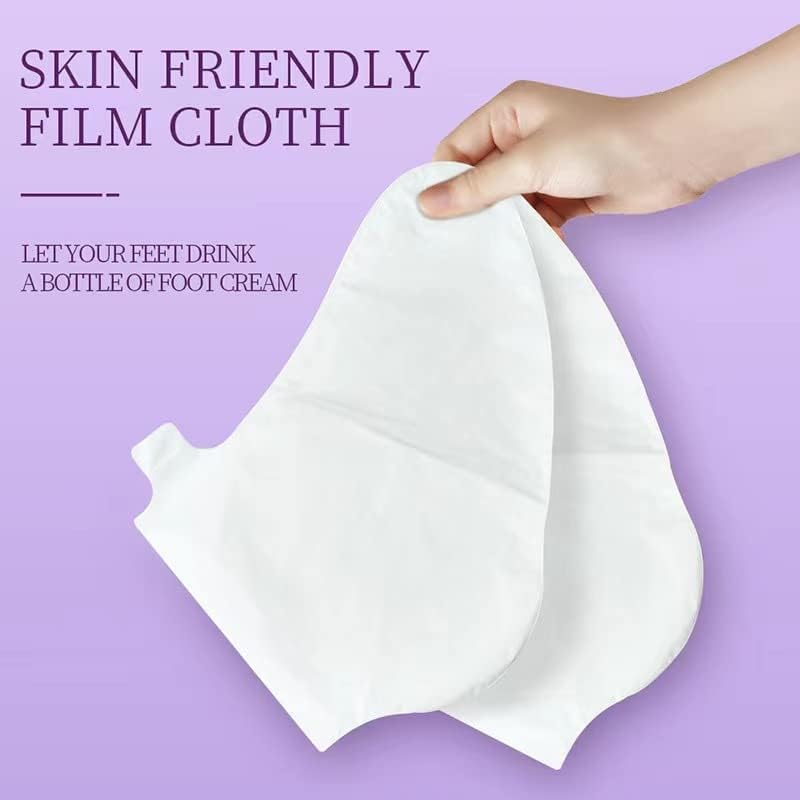 Foot Peel Mask 2 Pack, Exfoliator Peel off Calluses, Exfoliating Foot Care,Foot Exfoliator Repair Dry Cracked Feet,Peeling Away Dead Skin, Calluses, Dead Skin Callus Remover, Baby Soft Smooth Touch Feet-Men Women (Foot Masks) - Hand Masks image number 3