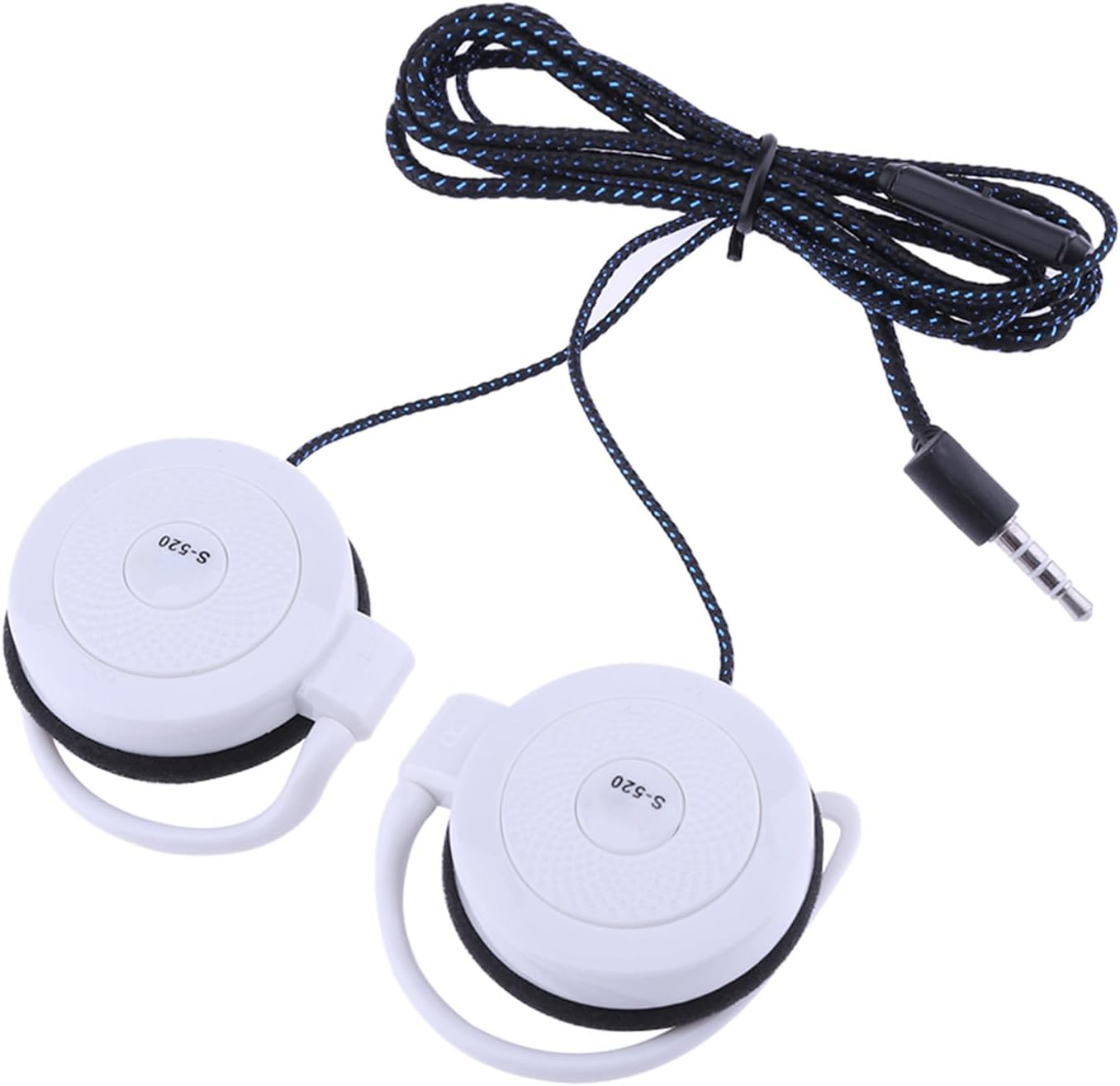 Fit Clip Earbuds - Wired Earphones Stereo Headset, over Ear 3.5Mm Jack | Secure Fit Running Exercise Earphones Deliver Premium Audio Quality for Outdoor Climbing and Long Workout Routines image number 1