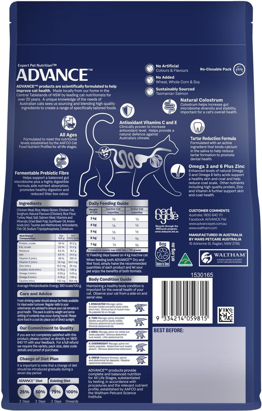 ADVANCE CAT CHICKEN and SALMON 500G (436384)