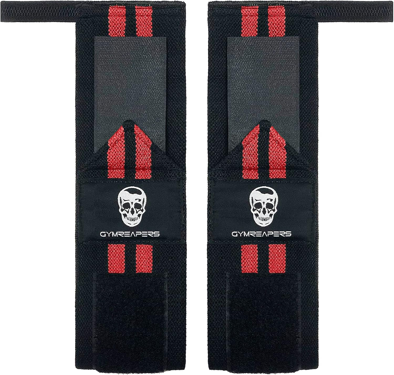 Gymreapers Weightlifting Wrist Wraps (Competition Grade) 18" Professional Quality Wrist Support with Heavy Duty Thumb Loop - Best Wrap for Powerlifting, Strength Training, Bodybuilding image number 1