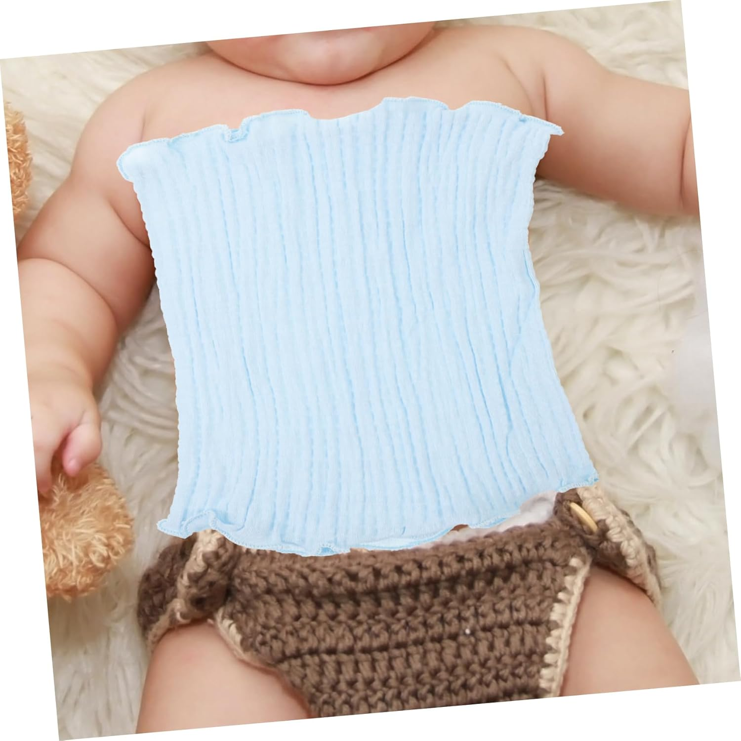 3Pcs Cotton Bellyband for Baby Newborn Infant Toddler Soft Elastic Umbilical Cord Care Warm Abdominal Wraps Assorted Colors