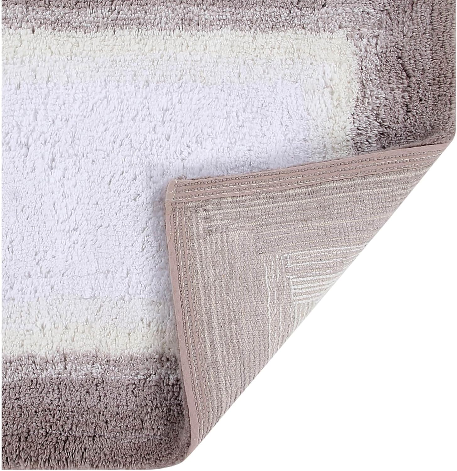 Better Trends Torrent Collection Is Ultra Soft, Plush and Absorbent Tufted Bath Mat Rug 100 Percent Cotton in Vibrant Colors, 30" Round, Turquise image number 2