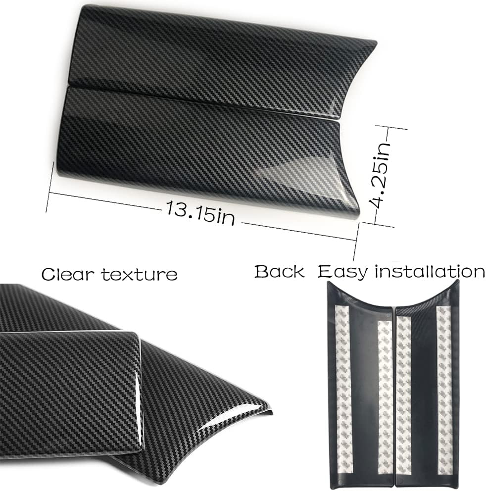 NA for Mercedes-Benz C E GLC Class W205 W213 X253 ABS Carbon Fiber Color Car Interior Center Armrest Box Trim Cover Console Box Protect Cover (C Class W205 / GLC Class X253) image number 4