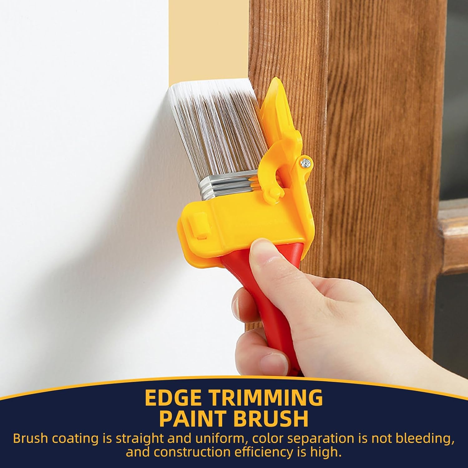 Edging Tool for Edges and Trim Paint Brush 2 Inch Paint Brush with Extension Rod for Edging and Trimming &ndash; Bristles for Clean, Sharp Lines on Windows, Doors, and Trim image number 6