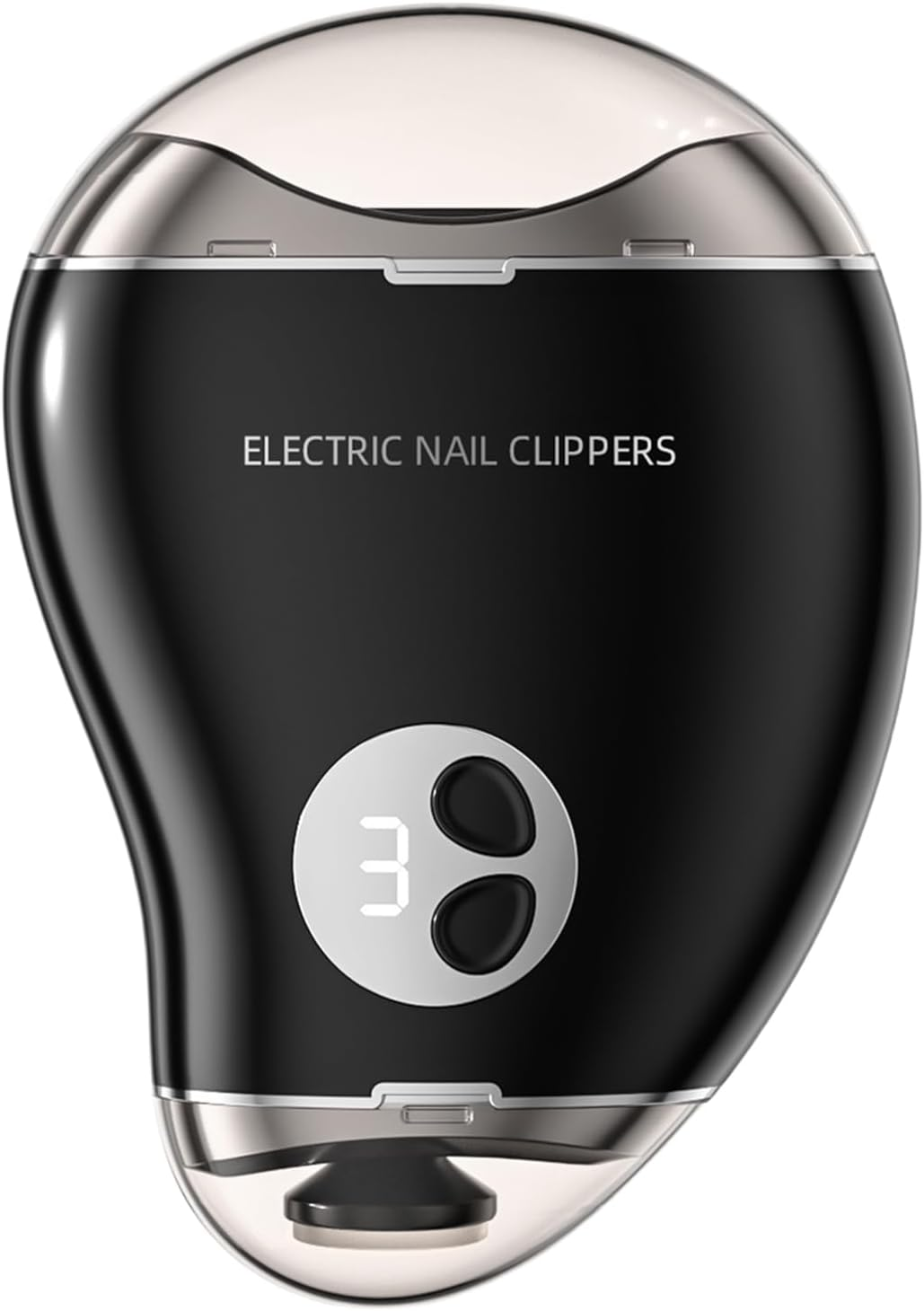 Toe Nail Trimming Scissor - 130G Electric Nail File, Kids Adults Trimmer, Mango Shape 3-Speed Cutter, Grinder for Toenail Care | Pedicure Tool for Smooth Safe Grooming and Efficient Home Use - Purple image number 3