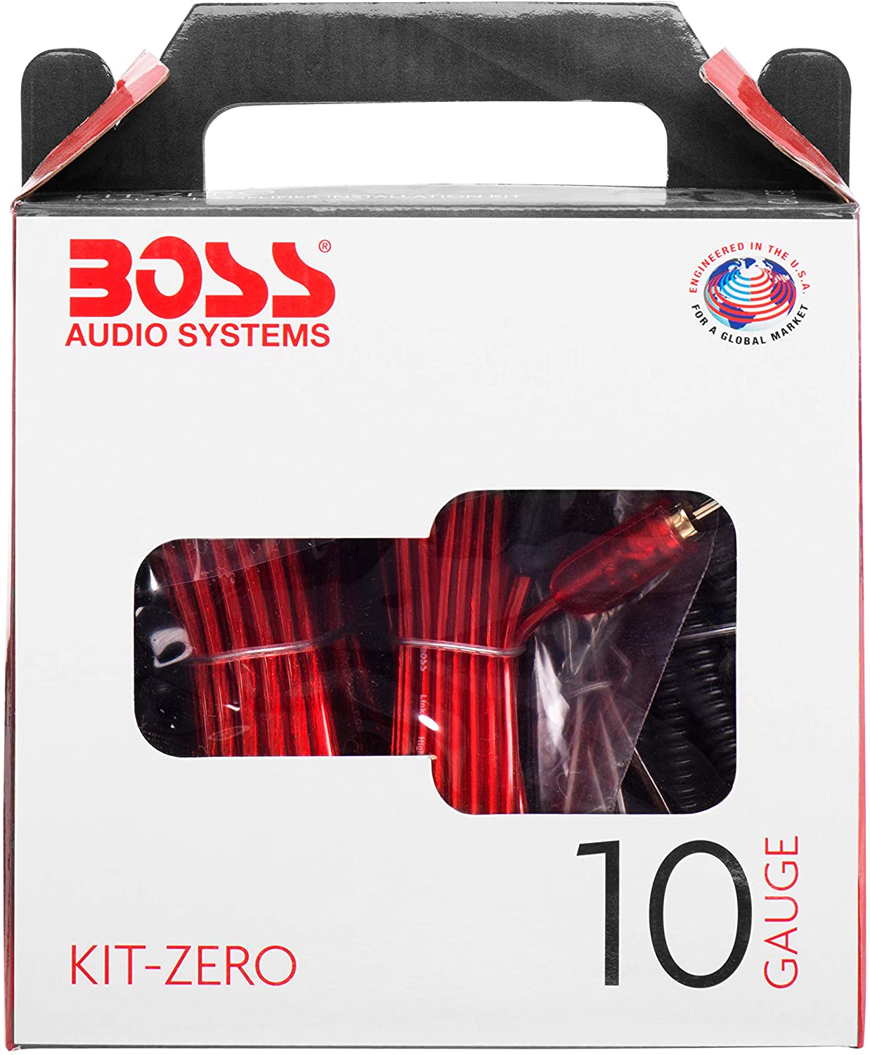 BOSS Audio Systems KIT-ZERO 10 Gauge Wiring Installation Kit for Car Amplifiers - a Car Amplifier Wiring Kit Helps You Make Connections and Brings Power to Your Radio, Subwoofers and Speakers image number 2