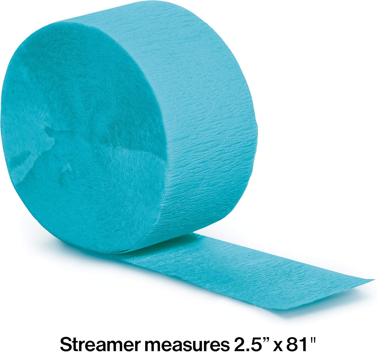 Bermuda Blue Crepe Streamer 24M