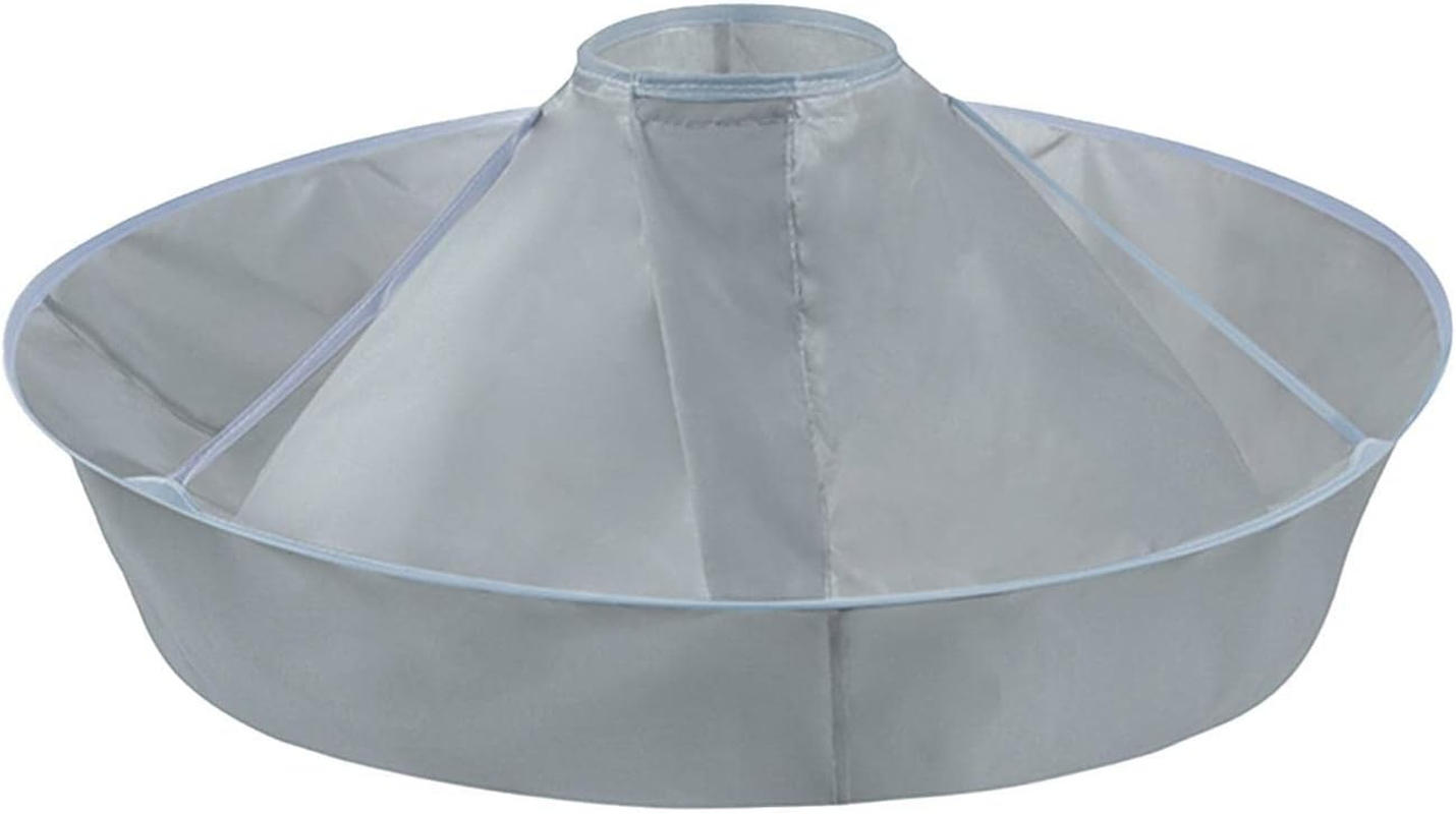 Djowyh Hairdressing Capes Hair Cutting Cape Umbrella 60 Cm Haircut Umbrella Catcher Hairdressing Styling Cape Hairdressing Accessories for Men and Women, Tri-Fold Barber Cape, Siehe Beschreibung image number 1