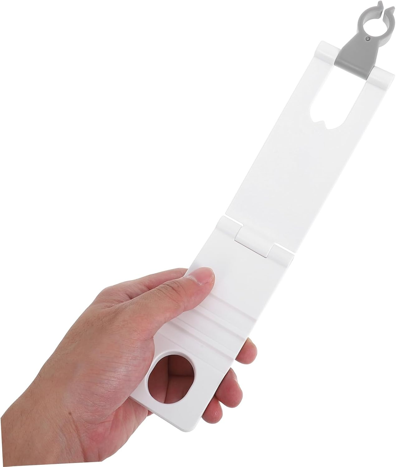 Rotatable Nail Lamp Stand Adjustable Holder with Loop for Stable Support for Manicure Makeup and Crafting Lightweight Portable Design