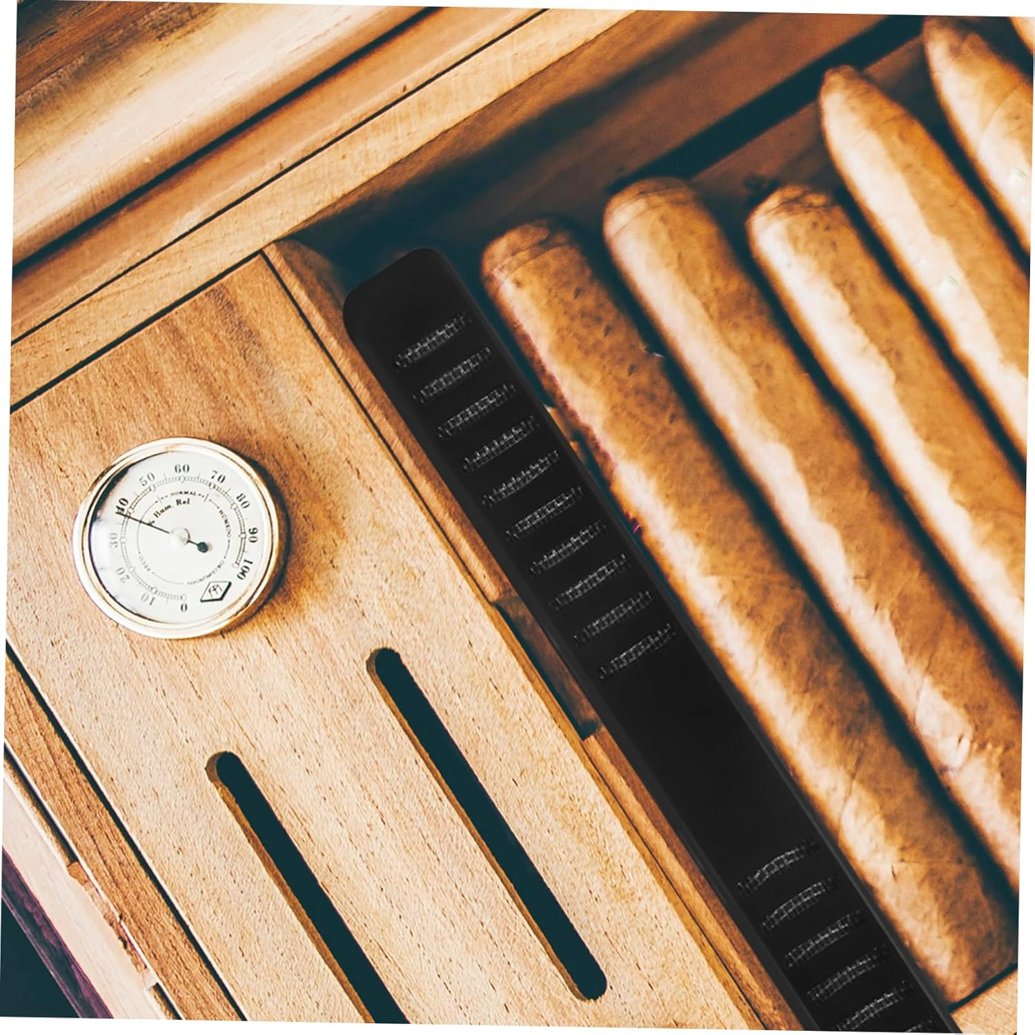 Piece Humidor Humidify Bars Humidify Bar Humidifier Reusable Humidify Bar Black Sponge image number 1