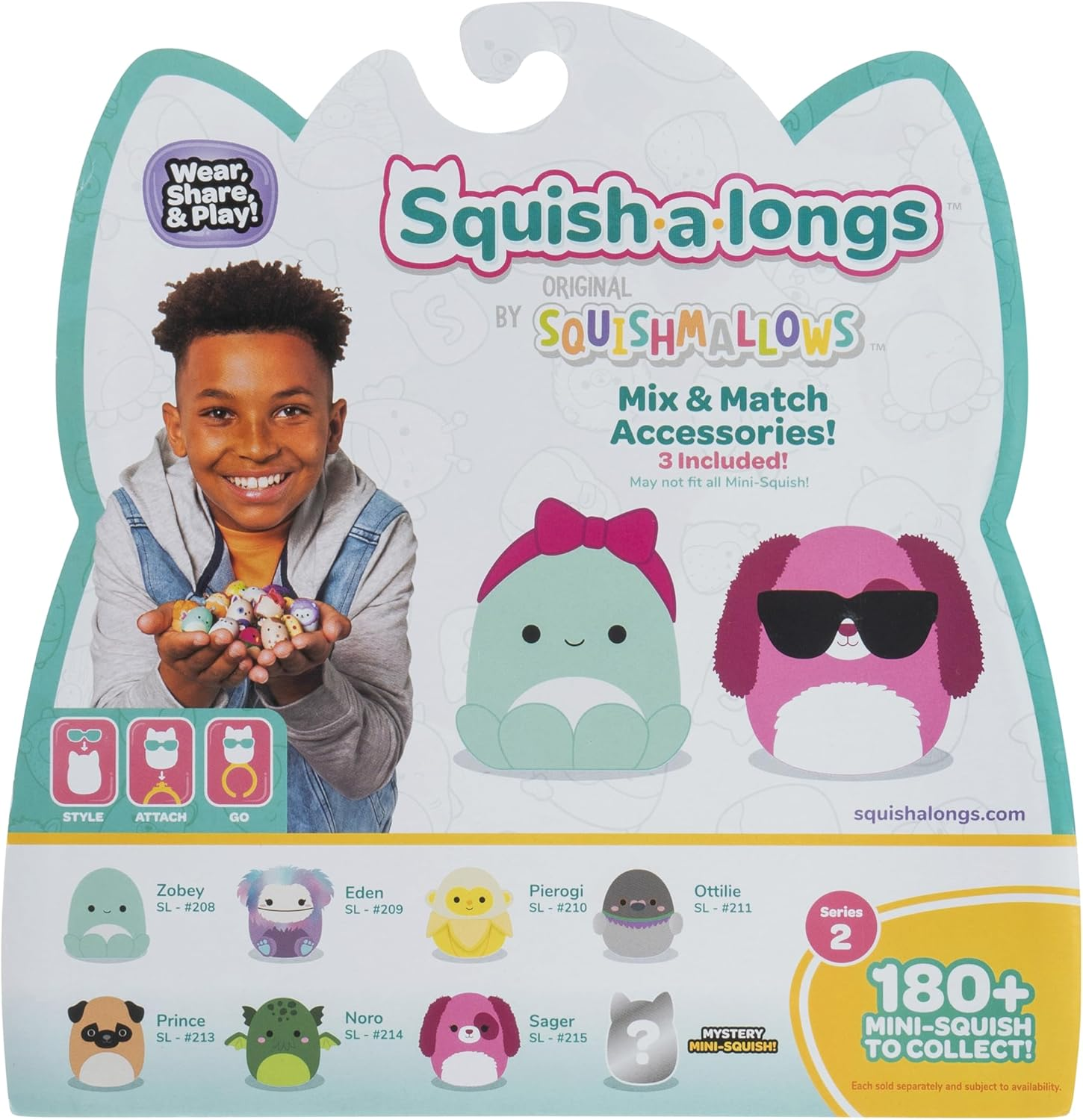 Squish-A-Longs 8 Pack Style 1 image number 1