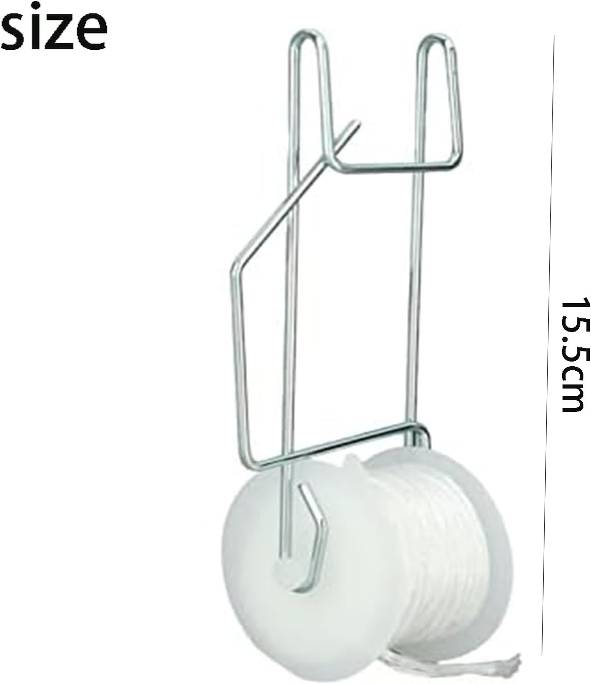 Roczential Sturdy Tomato Roller Hooks with 15M Rope, Versatile Strong Load Bearing Flower Vine Crop Trellis Kit for Greenhouse Balcony Terrace(White) image number 2