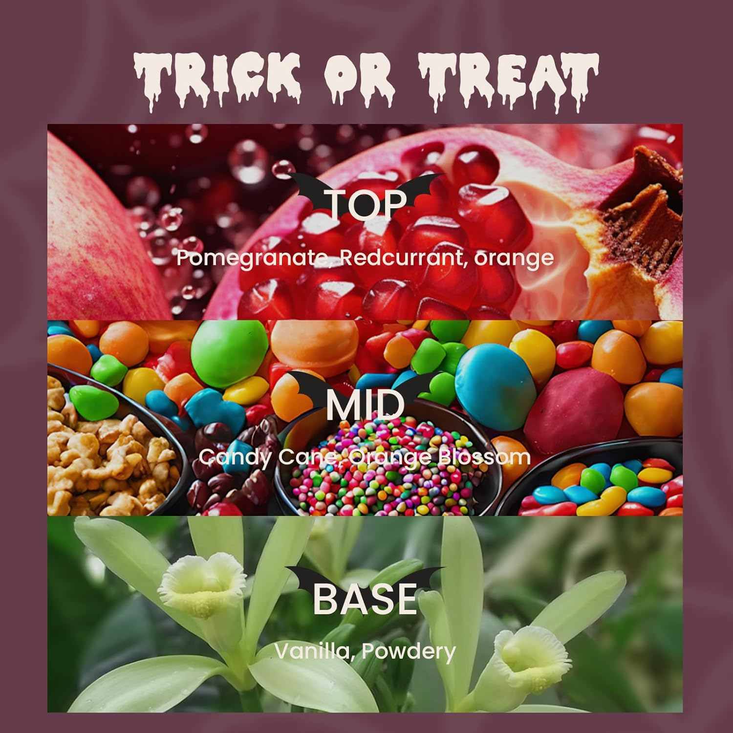 M&SENSE Fall Pumpkin Shaped Candle Trick or Treat 14.5 Oz 85 Hours Long Burning Home Decor for Thanksgiving Halloween Party, Natural Soy Candle image number 5