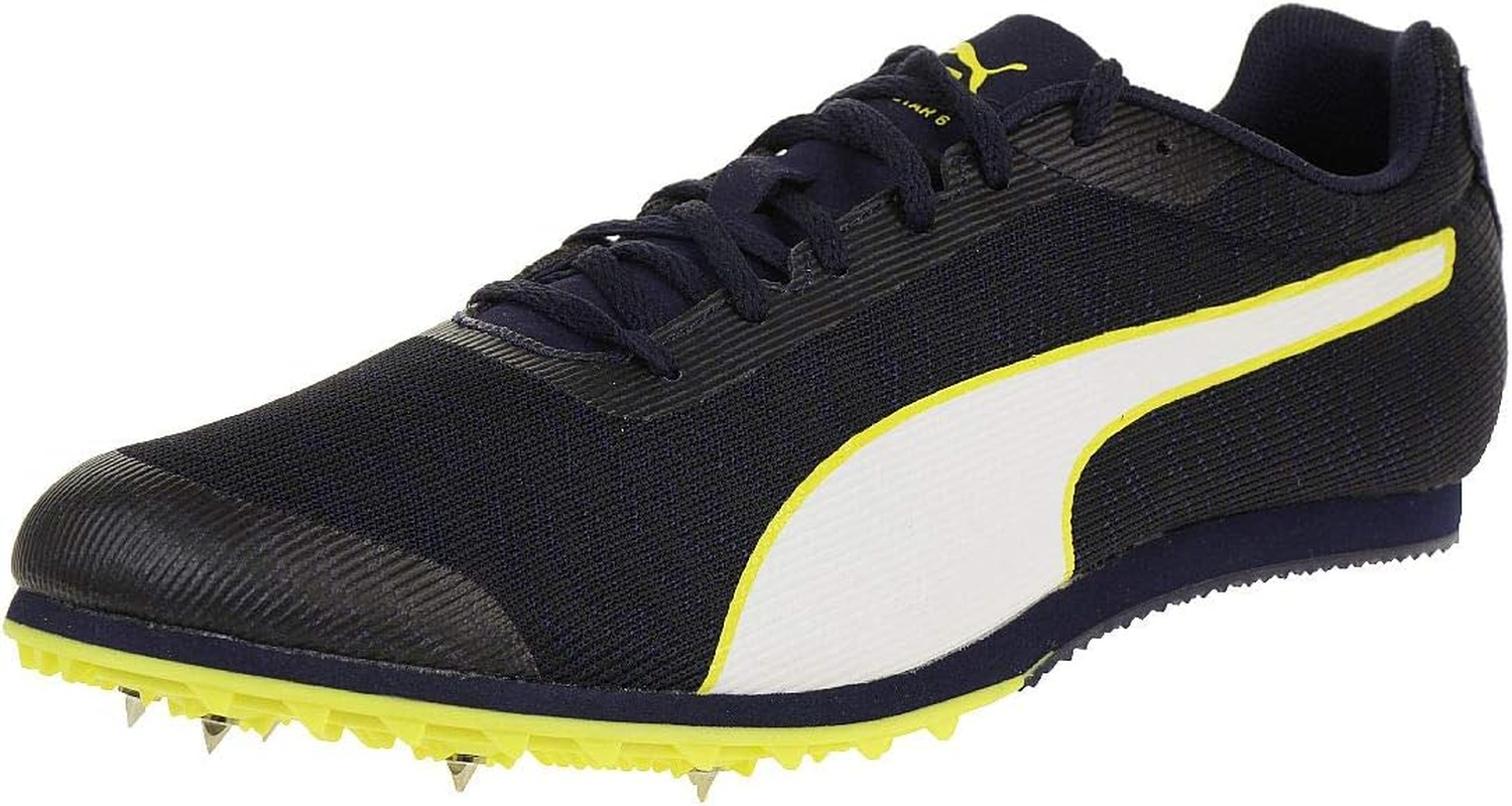 PUMA Men'S Evospeed Distance 7 Track & Field Shoes, Safety Yellow Black White, 12 UK