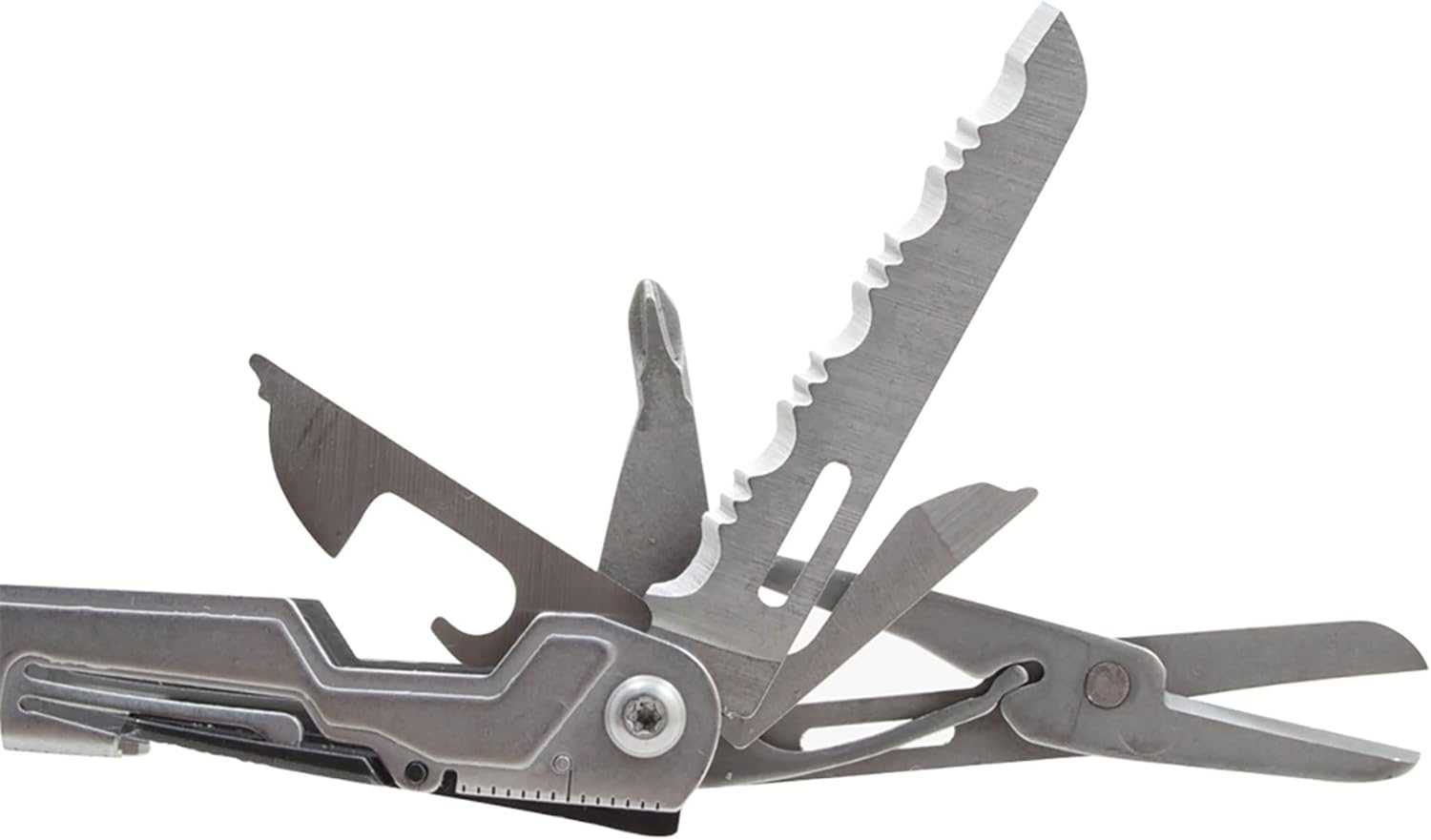 SOG Powerpint Mini Compact Stainless Steel Multi-Tool |18 Lightweight Specialty Tools & SOG Multitool Pliers Pocket Knife, Stone Wash image number 2