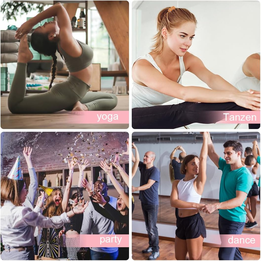 OUDQFCJ Hair Bobbles, Pack of 10 Women'S Hair Bobbles, Elastic Braid Scrunchies, Stylish Ponytail Holders for Women and Girls (10 Mix Colours) image number 5