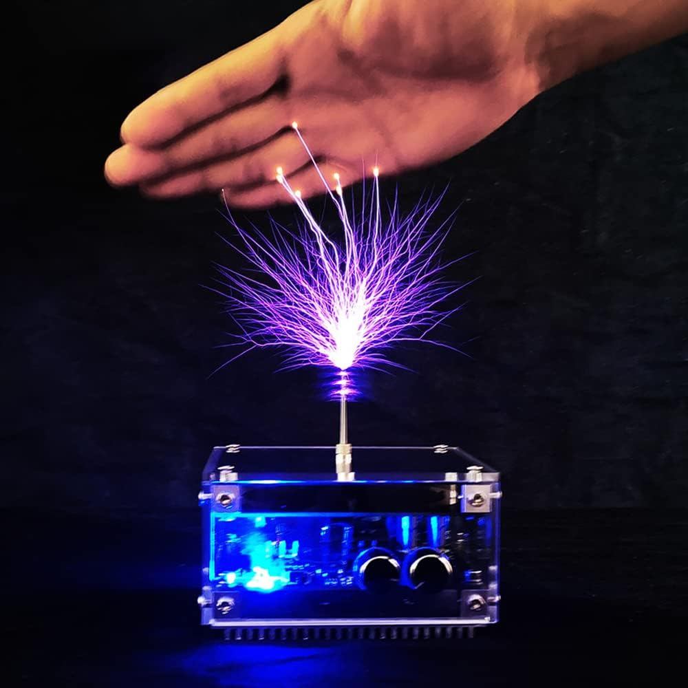 Multifunctional Electronics O Tesla Coil Module Plasma Speaker Sound Solid Science Experimental Toy Wi BT image number 1