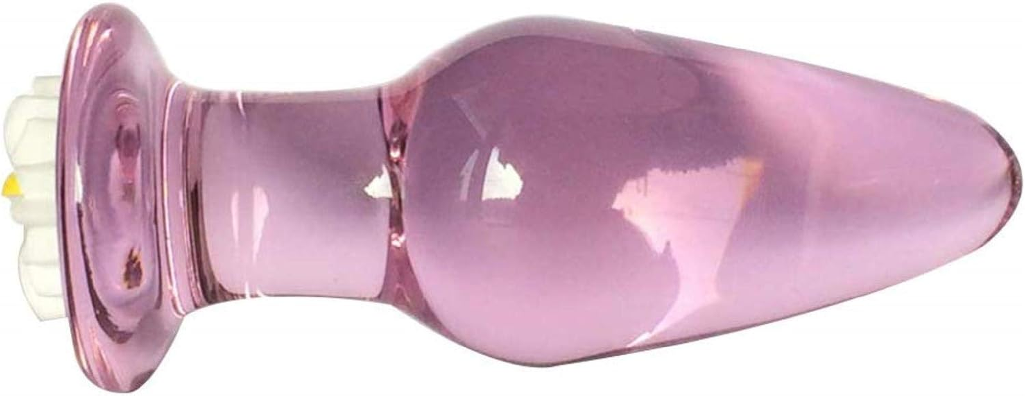 Chrysanthemum Glass Anal Bead Plugs Crystal Ball for Male Female Pleasure