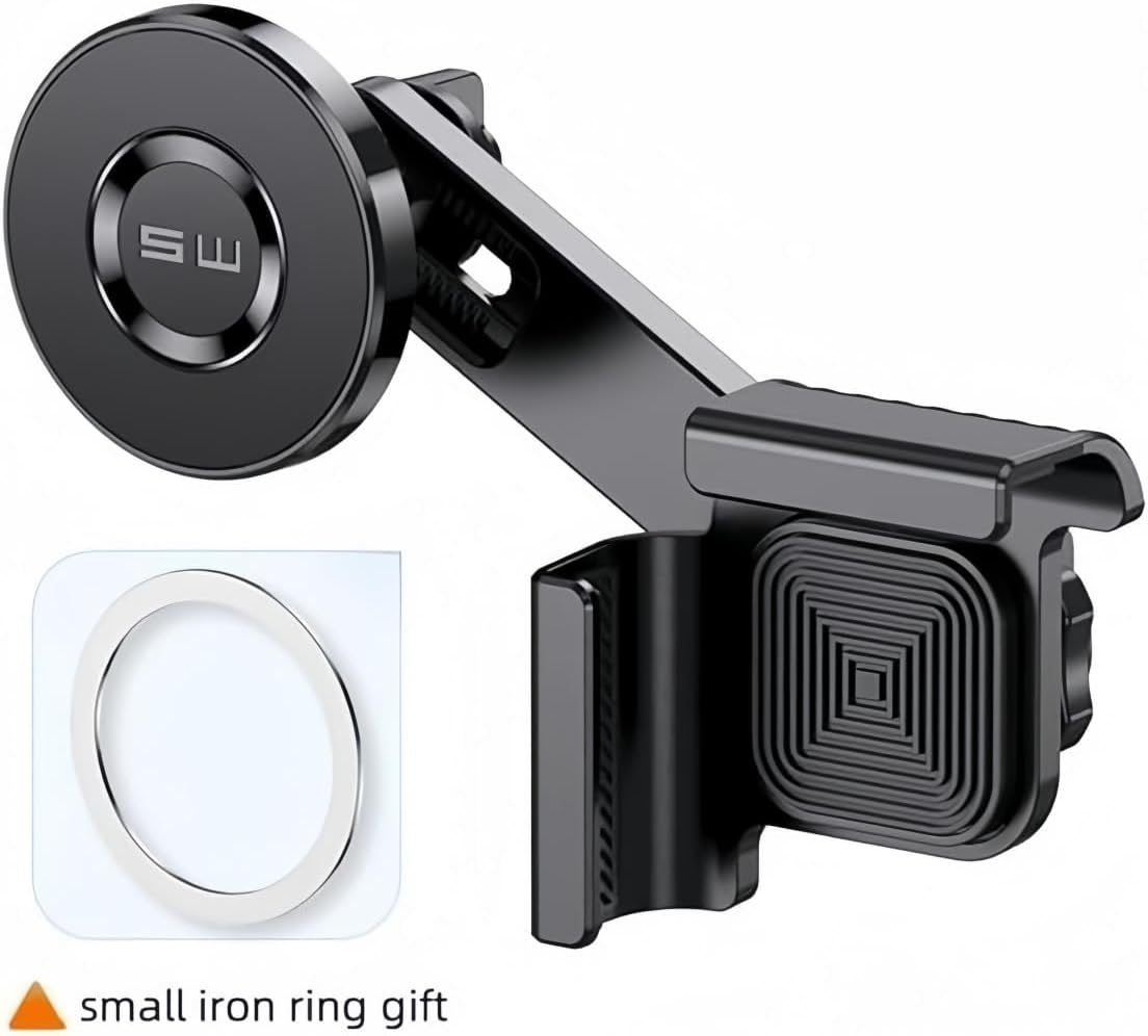 Magnetic Phone Holder for Tesla, Phone Mount Compatible with Magsafe Car Mount, Tesla Model 3/ Y/S/X,Iphone 15 14 13 12 & Magsafe Case