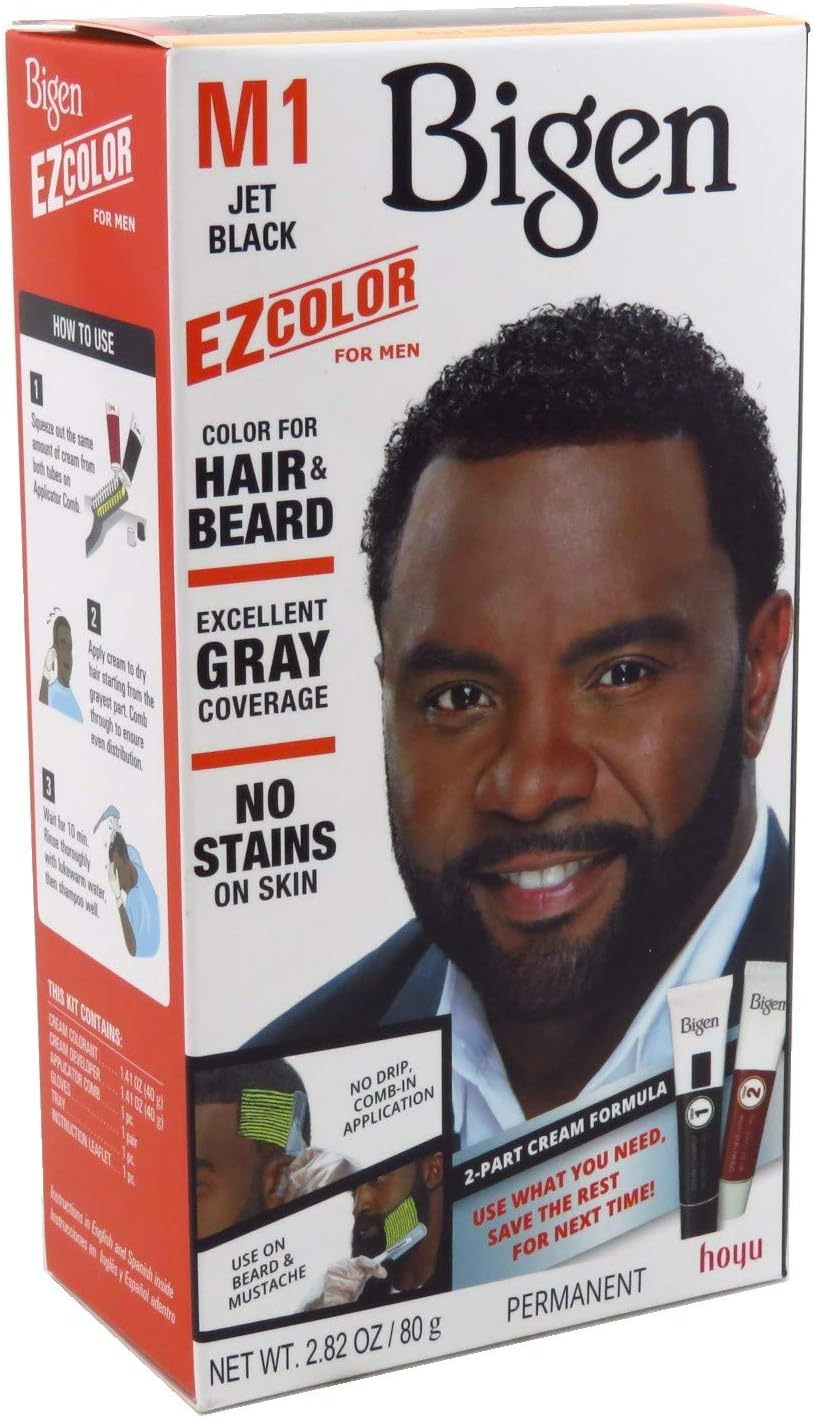 Bigen Ez Color for Men Jet Black Kit (2 Pack)