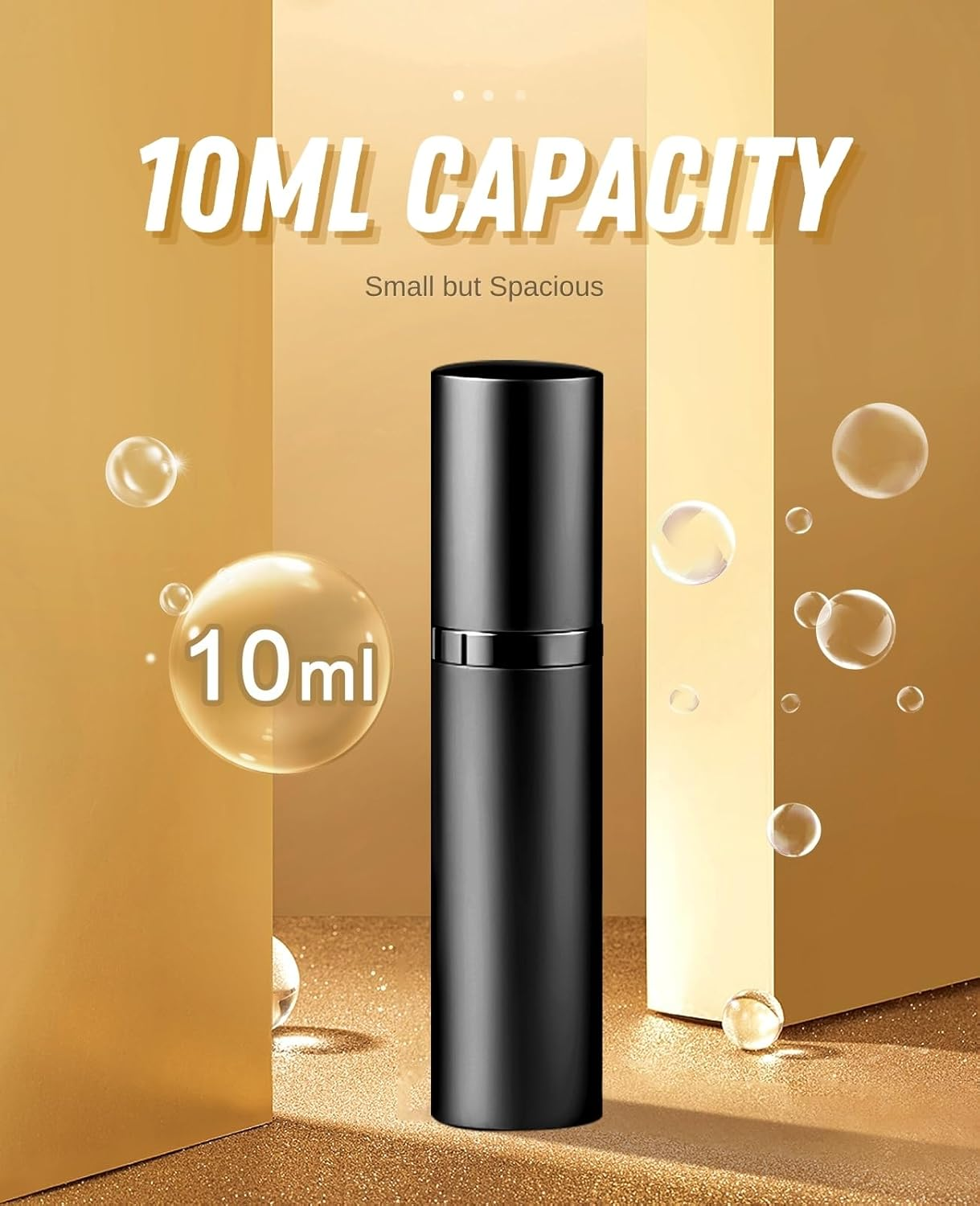 Perfume Atomizer, Refillable, 10Ml, Portable Travel Spray Bottle, Leak Proof, Mini Size, Perfume Atomiser, Bottom, Cologne Dispenser for Men and Women (CA 10Ml Purple) image number 3