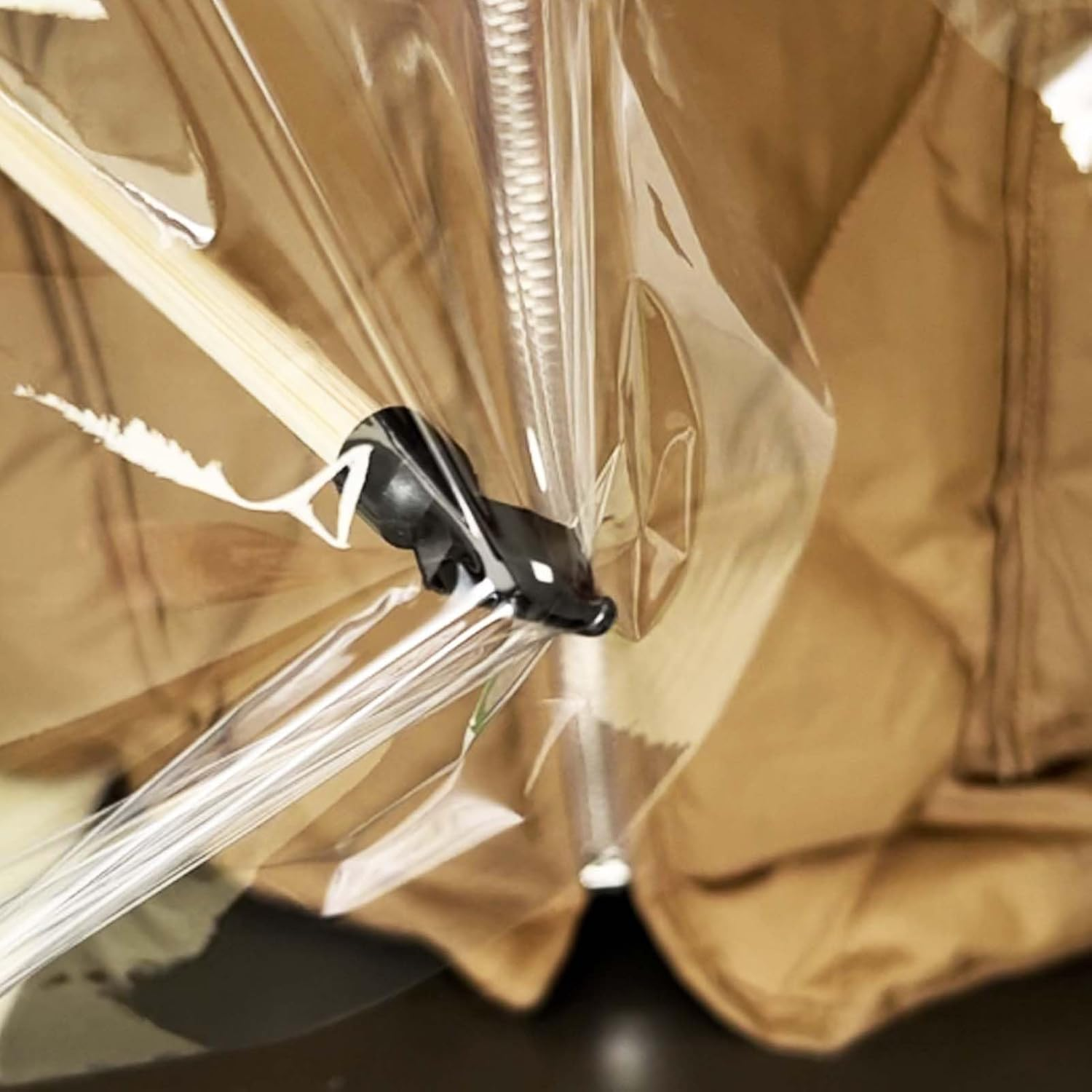 ROSEUP Clear Stretch Wrap Film 5" X 1000Ft Roll with Handle, 80 Gauge Thick Cling Plastic Wrap for Moving, Pallet Wrap, Self Adhering Packaging Heavy Duty Shrink Film, 4 Pack image number 1