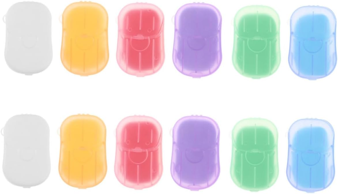 Portable Travel Soap Paper Sheets Bag for Outdoor Camping Hiking Soap Sheets Cleaning image number 6