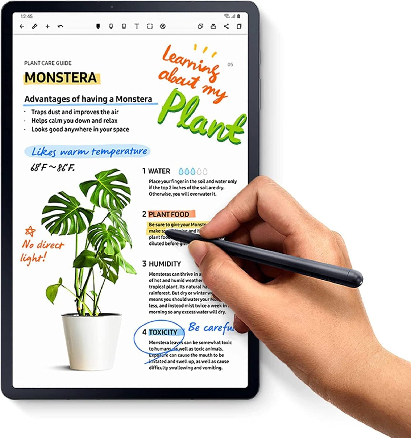 Galaxy Tab S7 Pen Replacement Pointer Stylus Pen for Samsung Galaxy Tab S7,Tab S7+ Plus,Tab S7 FE S Pen Stylus+ Tips/Nibs (Black Pen) - Gold image number 3